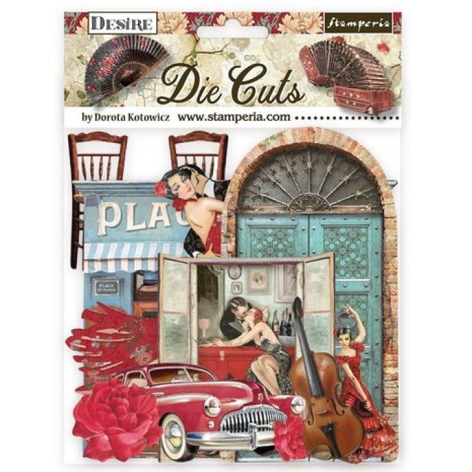 Die-cuts, collection : Desire - Stamperia