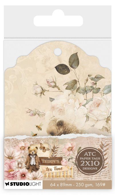 StudioLight, Petits tags - collection : Teddy's tea time