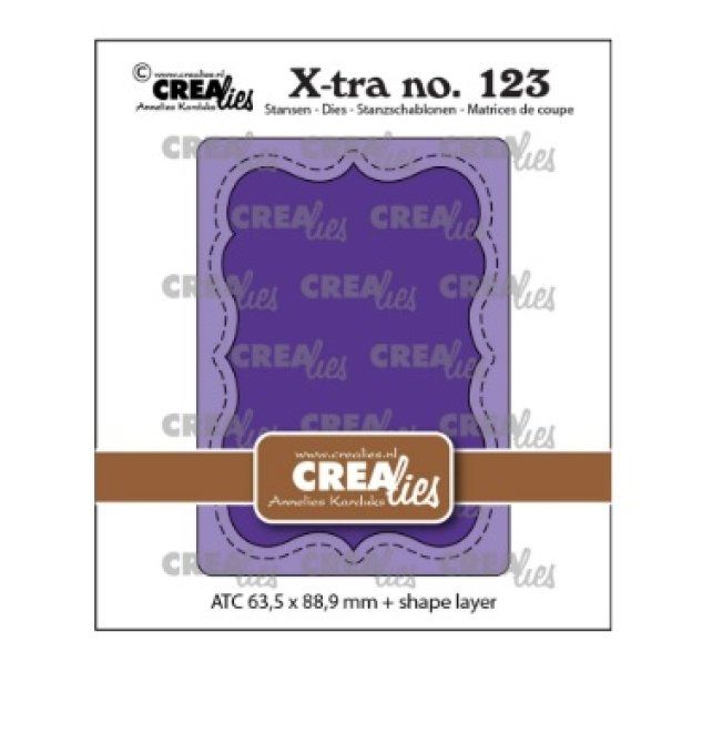 2 Dies/matrices de découpe, Crealies - ATC shape B