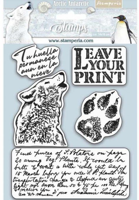 Tampons caoutchouc, Leave your print, Stamperia