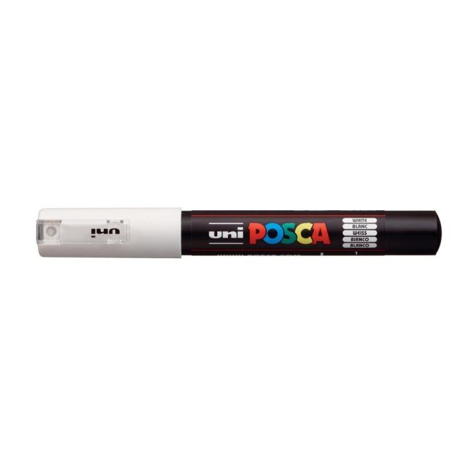 Posca - couleur : blanc - mine PC-1M (0.7mm) 