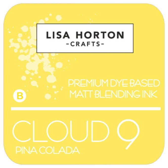 Lisa Horton Craft, cloud 9 - pad encre - Blending ink - couleur Pina colada, grand pad