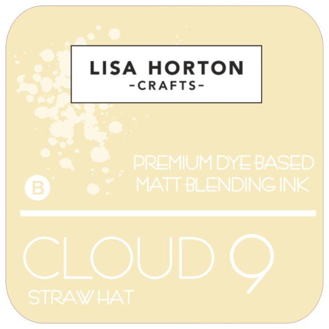 Lisa Horton Craft, cloud 9 - pad encre - Blending ink - couleur Straw hat, grand pad