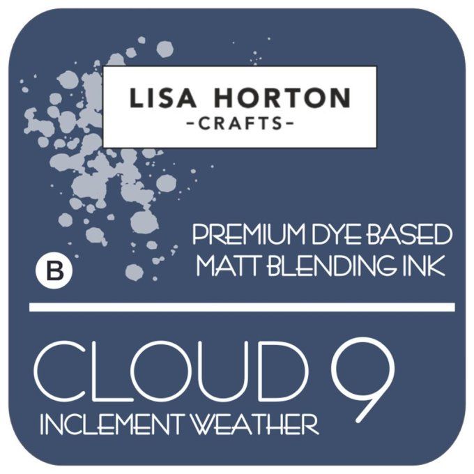 Lisa Horton Craft, cloud 9 - pad encre - Blending ink - couleur Inclement Weather, grand pad