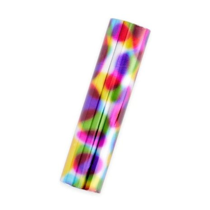 Hot foil - Spellbinders - Rainbow confetti - Dimension : 12.7cm x 4.6m