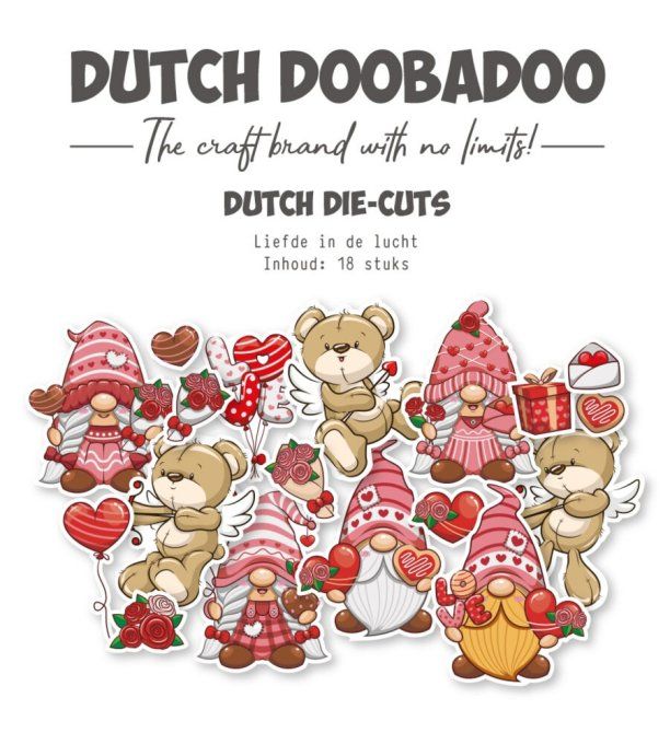 18 Die-cuts autocollants, Dutch Doobadoo