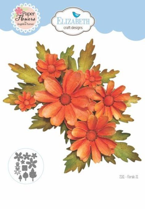 10 Dies/matrices de découpe, Elizabeth craft, Autumn Harvest Florals