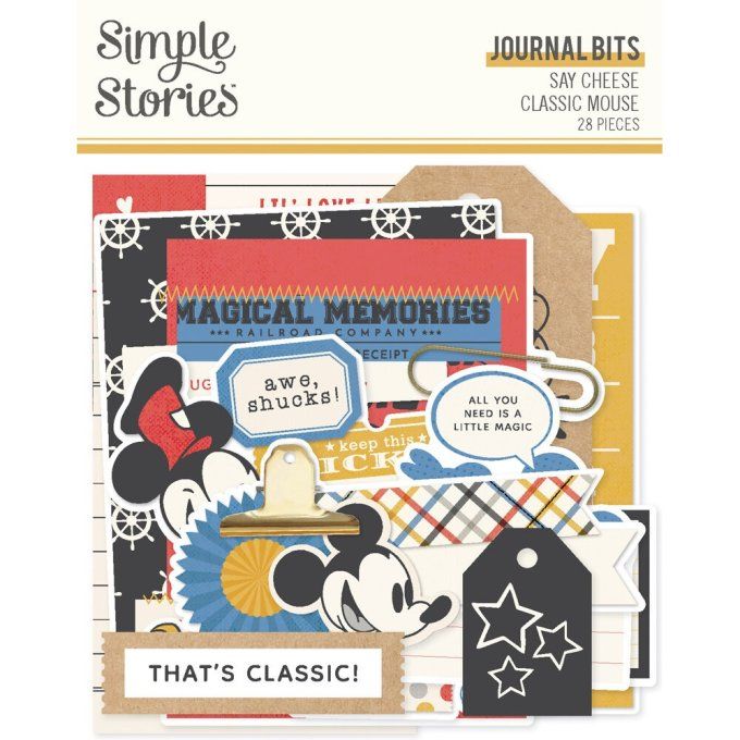 Simple stories - 28 die-cuts - Say cheese classic mouse