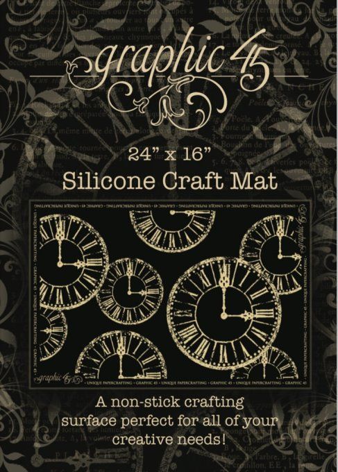 Graphic 45 silicone craft mat - dimension : 60x40cm environ 