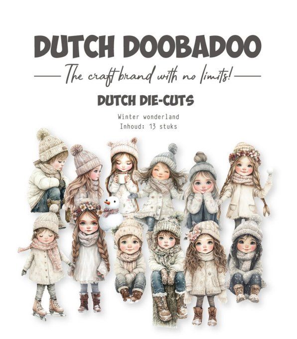 13 Die-cuts, Dutch Doobadoo - winter wonderland