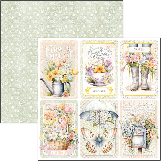 Ciao Bella, collection Flower shop, 20x20cm - 12 feuilles - 190gsm