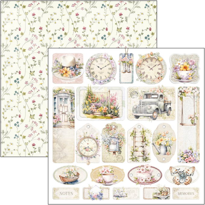 Ciao Bella, collection Flower shop, 20x20cm - 12 feuilles - 190gsm