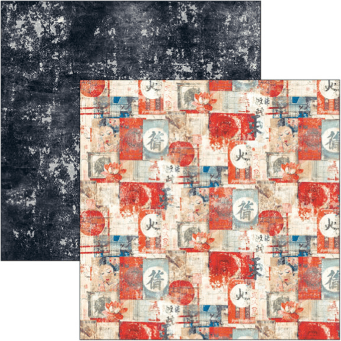 Ciao Bella, collection Land of rising sun, Patterns - 30x30cm - 8 feuilles - 190gsm