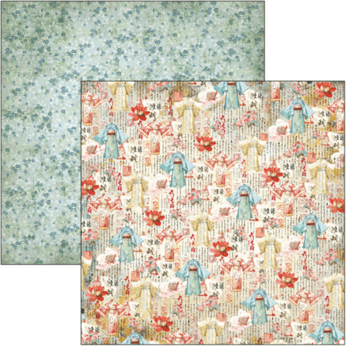 Ciao Bella, collection Land of rising sun, Patterns - 30x30cm - 8 feuilles - 190gsm