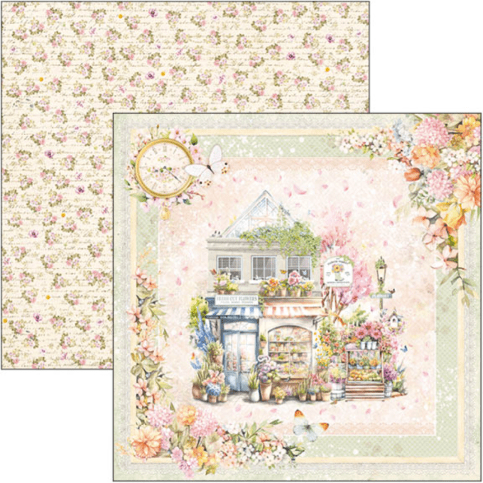 Ciao Bella, collection Flower shop, Patterns - 30x30cm - 8 feuilles - 190gsm