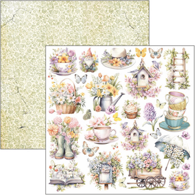 Ciao Bella, collection Flower shop, Patterns - 30x30cm - 8 feuilles - 190gsm