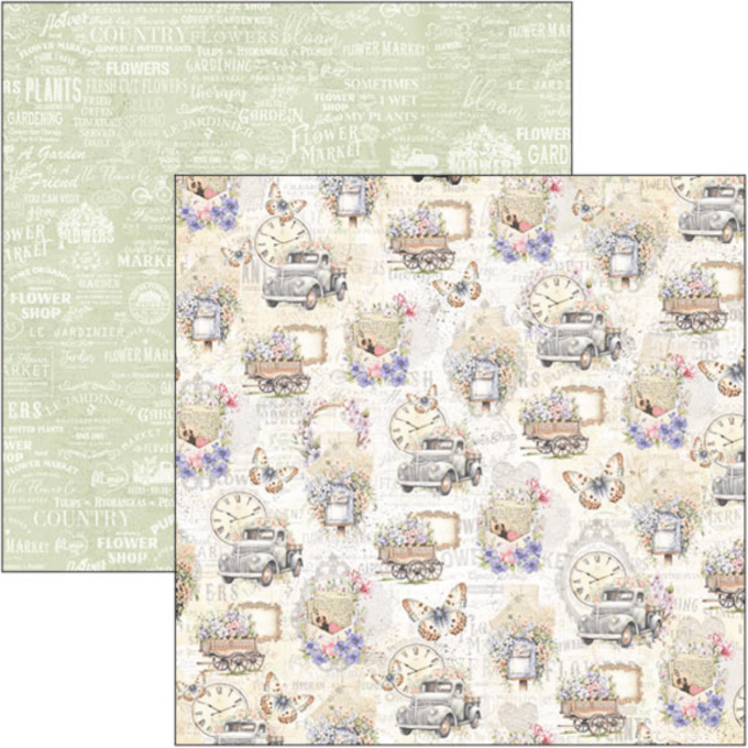 Ciao Bella, collection Flower shop, Patterns - 30x30cm - 8 feuilles - 190gsm