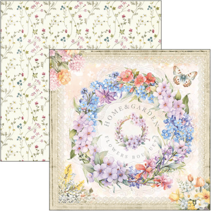 Ciao Bella, collection Flower shop, Patterns - 30x30cm - 8 feuilles - 190gsm