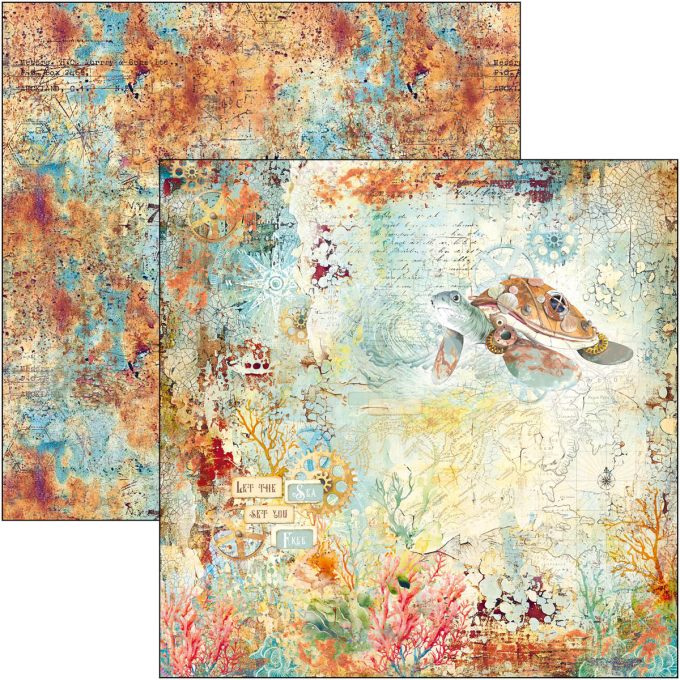 Ciao Bella, collection Coral reef, 20x20cm - 12 feuilles - 190gsm