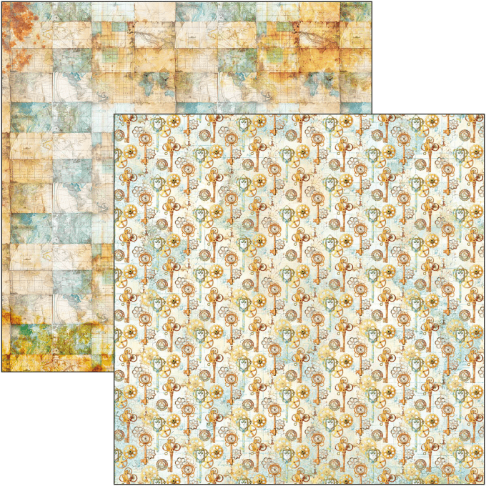 Ciao Bella, collection Coral reef, Patterns - 30x30cm - 8 feuilles - 190gsm