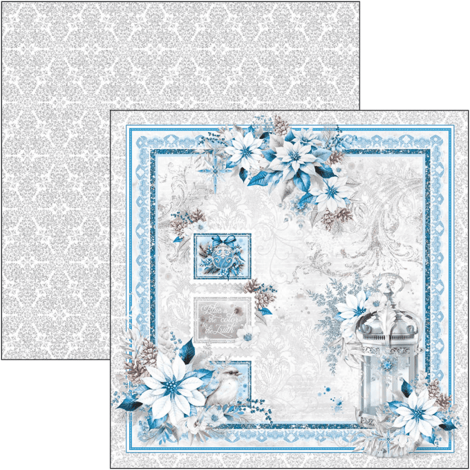 Ciao Bella, collection Elegance of blue -  30x30cm - 12 feuilles - 190gsm 