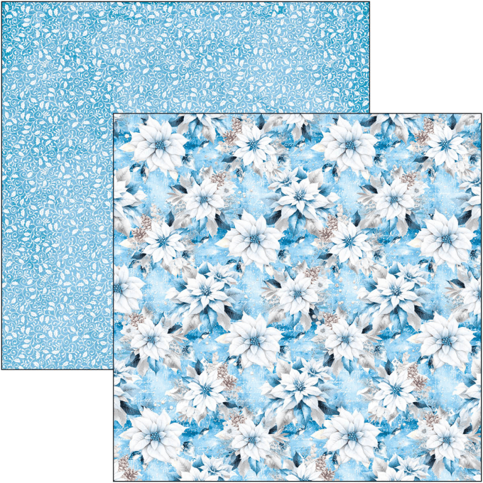 Ciao Bella, collection Elegance of blue -  30x30cm - 12 feuilles - 190gsm 