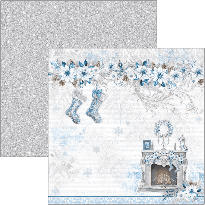 Ciao Bella, collection Elegance of blue -  30x30cm - 12 feuilles - 190gsm 