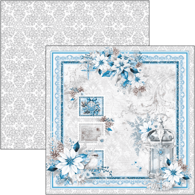 Ciao Bella, collection Elegance of blue, 20x20cm - 12 feuilles - 190gsm 