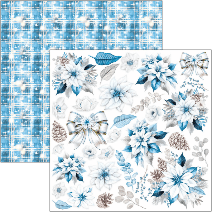 Ciao Bella, collection Elegance of blue, 20x20cm - 12 feuilles - 190gsm 