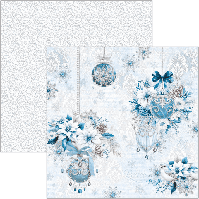 Ciao Bella, collection Elegance of blue, 20x20cm - 12 feuilles - 190gsm 