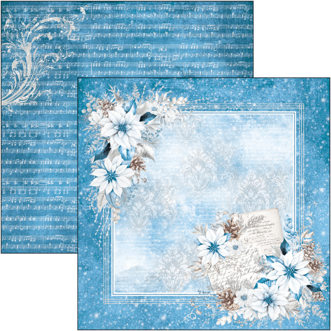 Ciao Bella, collection Elegance of blue, Patterns - 30x30cm - 8 feuilles - 190gsm