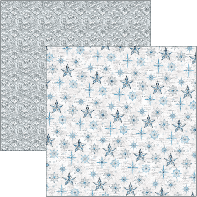 Ciao Bella, collection Elegance of blue, Patterns - 30x30cm - 8 feuilles - 190gsm