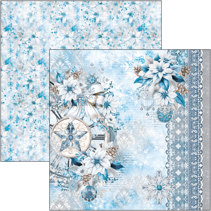 Ciao Bella, collection Elegance of blue, Patterns - 30x30cm - 8 feuilles - 190gsm