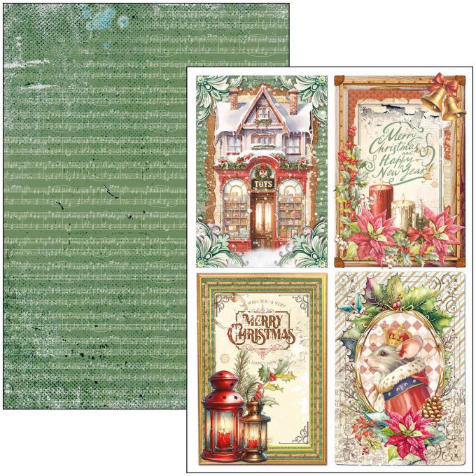 Ciao Bella, collection The Nutcracker, Format A4 - 9 feuilles - 190gsm