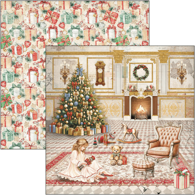 Ciao Bella, collection The Nutcracker, 20x20cm - 12 feuilles - 190gsm 