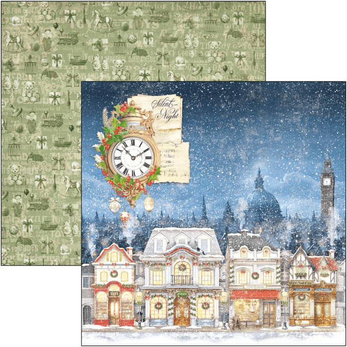 Ciao Bella, collection The Nutcracker, 20x20cm - 12 feuilles - 190gsm 