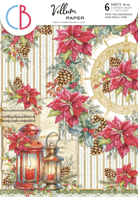 Ciao Bella, Papier vellum - collection The Nutcracker,  Format A4 - 6 feuilles, 92g