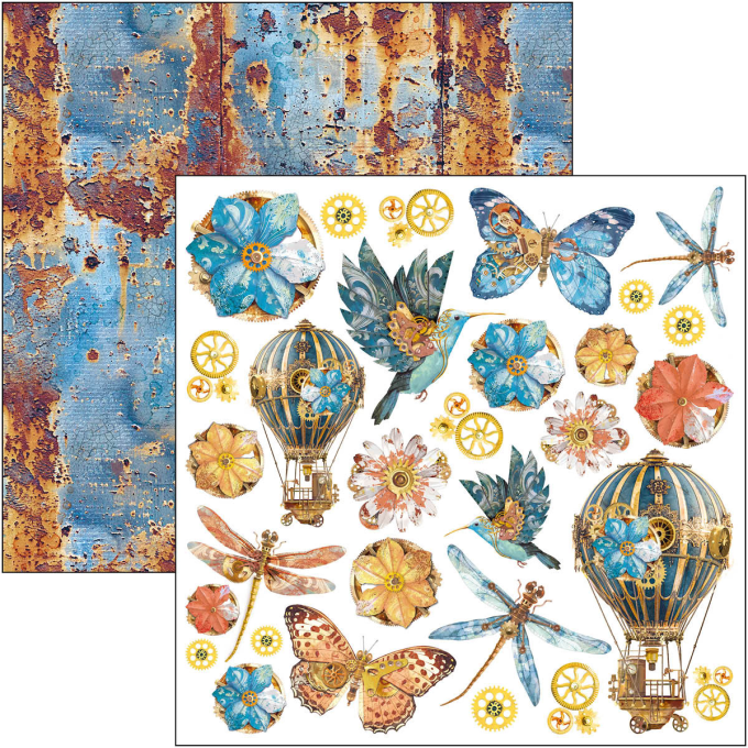 Ciao Bella, collection Esprit de voyage - 30x30cm - 12 feuilles - 190gsm