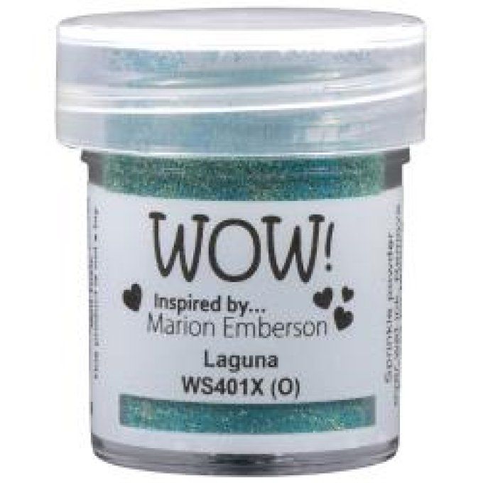 Poudre à embosser, WOW - embossing powder, Laguna - 15ml environ