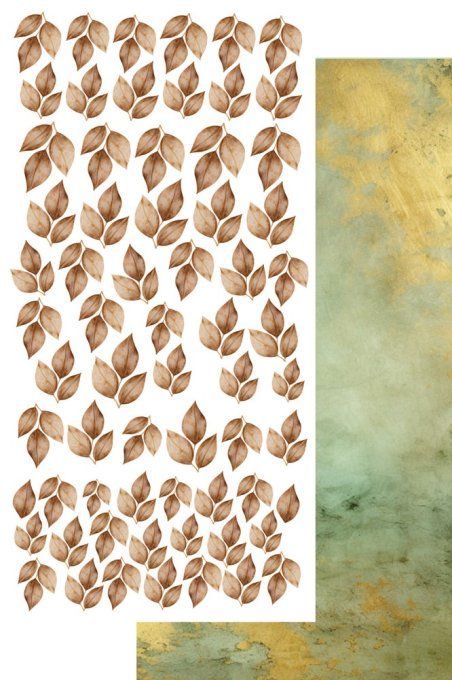 4 feuilles, 15x30cm, Gentleness, Leaves