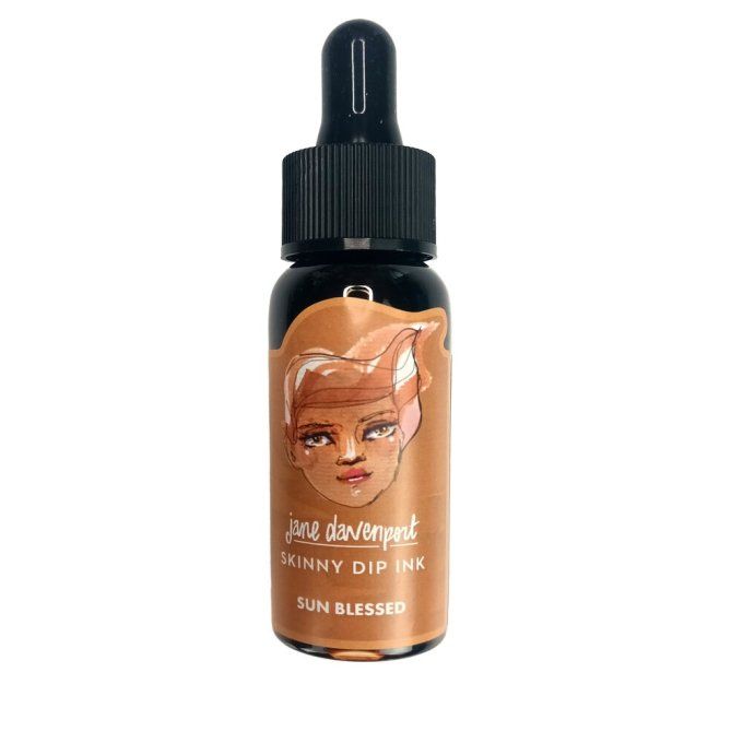 Jane Davenport, flacon, encre/aquarelle - 30ml - couleur Sun blessed