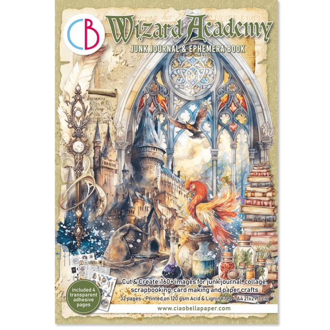 Wizard academy, format A4 - 32 feuilles de papier recto verso