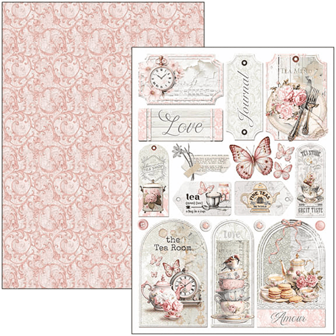 Ciao Bella, collection Timeless moments, Format A4 - 9 feuilles - 190gsm