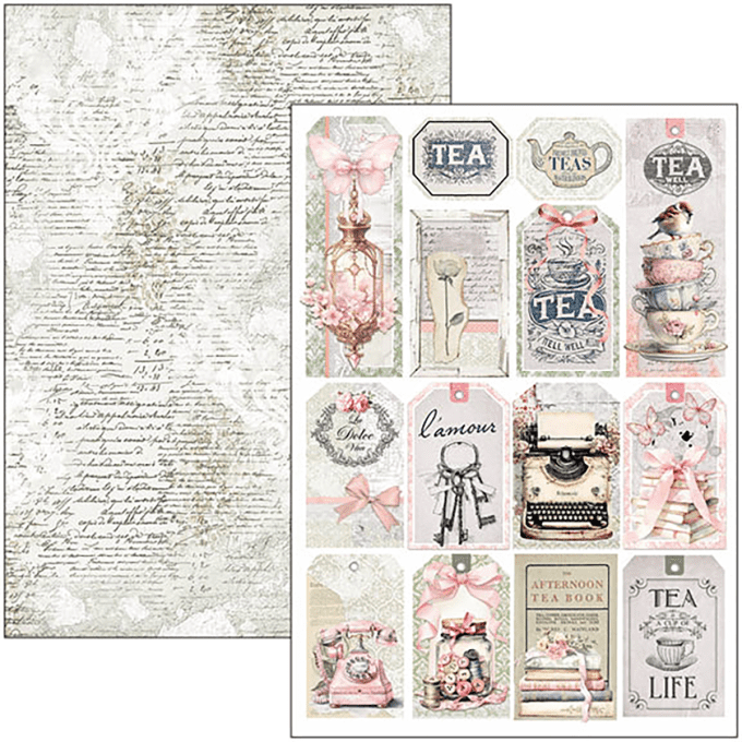 Ciao Bella, collection Timeless moments, Format A4 - 9 feuilles - 190gsm