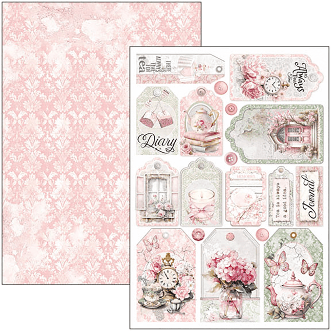 Ciao Bella, collection Timeless moments, Format A4 - 9 feuilles - 190gsm