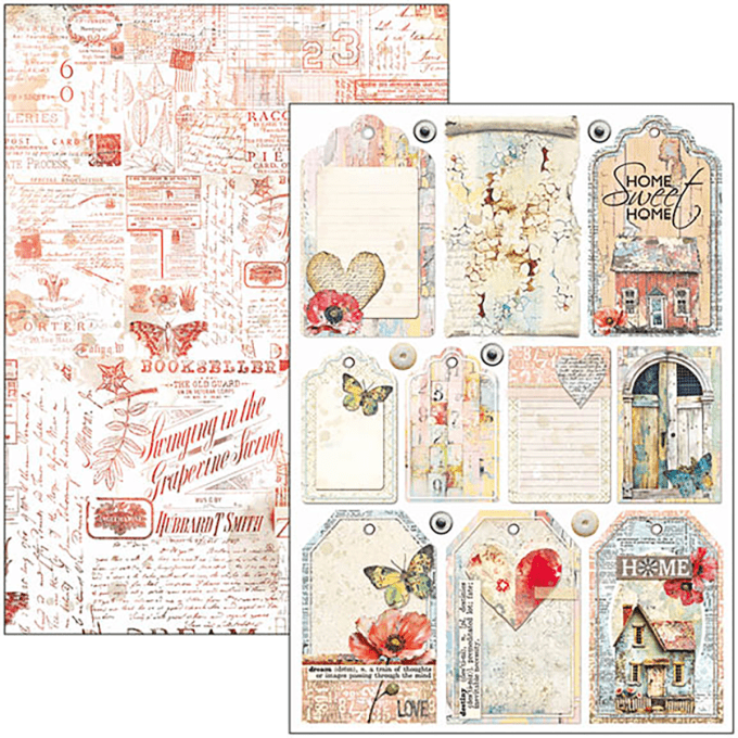 Ciao Bella, collection Majestic dream, Format A4 - 9 feuilles - 190gsm 