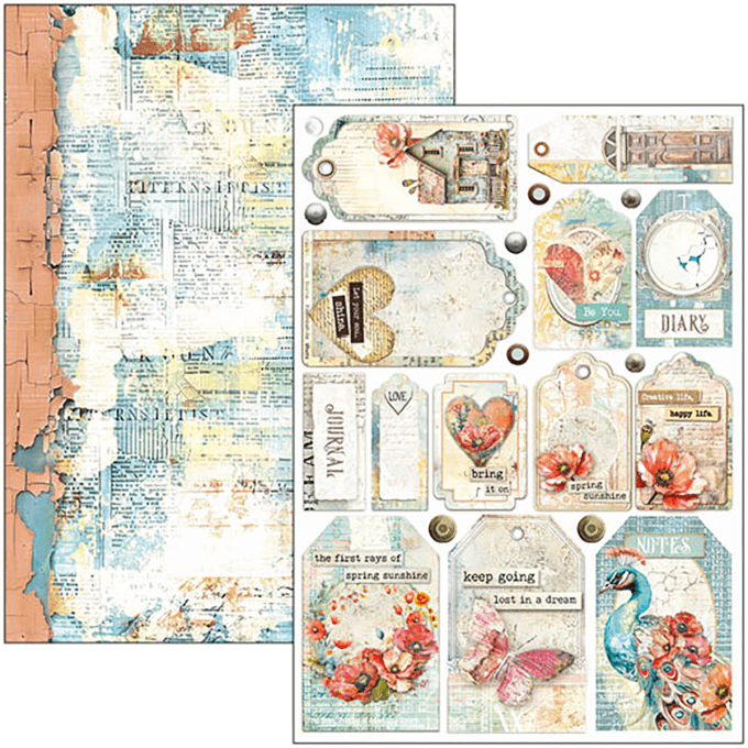 Ciao Bella, collection Majestic dream, Format A4 - 9 feuilles - 190gsm 