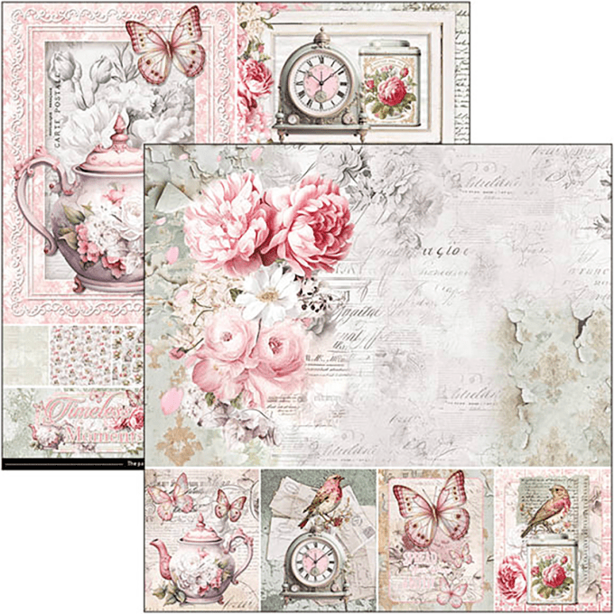 Ciao Bella, collection Timeless moments - 20x20cm - 12 feuilles - 190gsm 