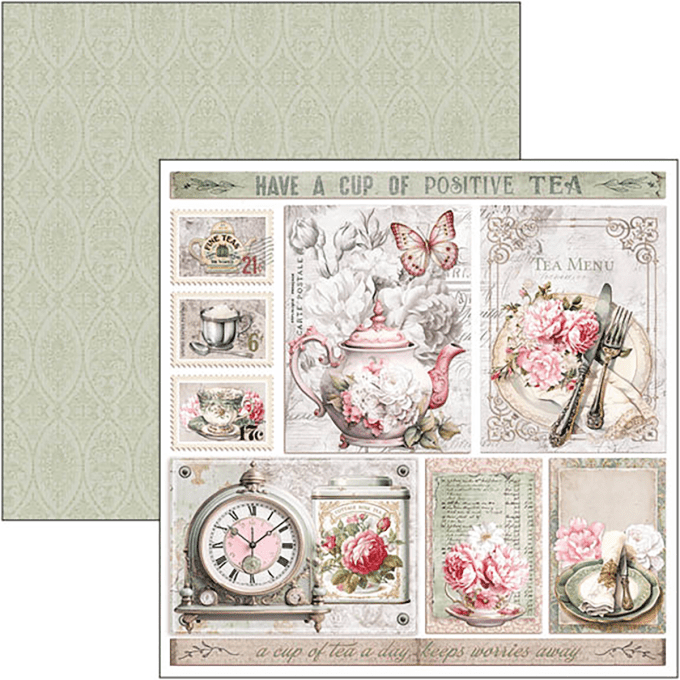 Ciao Bella, collection Timeless moments - 20x20cm - 12 feuilles - 190gsm 