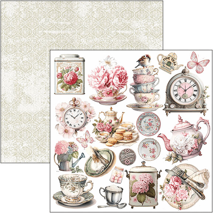 Ciao Bella, collection Timeless moments - 20x20cm - 12 feuilles - 190gsm 